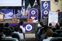 مراسم اختتامیه نخستین مسابقات قرآن کارکنان سازمان اورژانس کشور