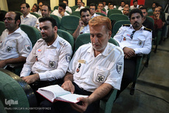 مراسم اختتامیه نخستین مسابقات قرآن کارکنان سازمان اورژانس کشور