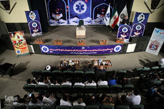 مراسم اختتامیه نخستین مسابقات قرآن کارکنان سازمان اورژانس کشور