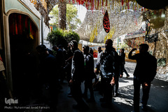 وداع با پیکر شهید مدافع حرم اصغر الیاسی