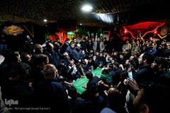 وداع با پیکر شهید مدافع حرم اصغر الیاسی