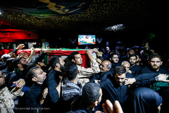 وداع با پیکر شهید مدافع حرم اصغر الیاسی