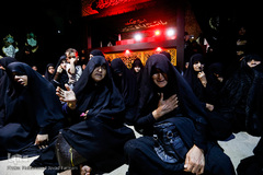 وداع با پیکر شهید مدافع حرم اصغر الیاسی