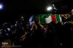 وداع با پیکر شهید مدافع حرم اصغر الیاسی