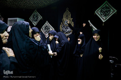 وداع با پیکر شهید مدافع حرم اصغر الیاسی