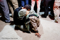 وداع با پیکر شهید مدافع حرم اصغر الیاسی