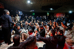 وداع با پیکر شهید مدافع حرم اصغر الیاسی