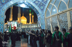 آیین سنتی عزاداری «مشق شمشیر» / قم