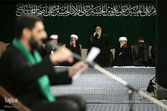 اولین شب مراسم عزاداری حضرت اباعبدالله الحسین(ع) در حسینیه امام خمینی(ره)