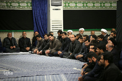اولین شب مراسم عزاداری حضرت اباعبدالله الحسین(ع) در حسینیه امام خمینی(ره)