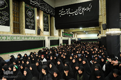 اولین شب مراسم عزاداری حضرت اباعبدالله الحسین(ع) در حسینیه امام خمینی(ره)