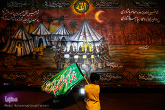 دسته های عزاداری در میدان منیریه تهران