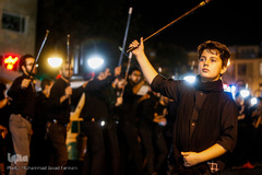 دسته های عزاداری در میدان منیریه تهران