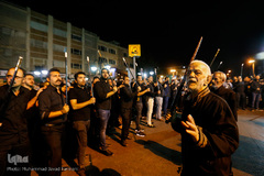 دسته های عزاداری در میدان منیریه تهران