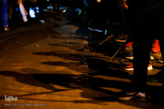 دسته های عزاداری در میدان منیریه تهران