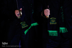 دسته های عزاداری در میدان منیریه تهران