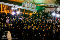 دسته های عزاداری در میدان منیریه تهران