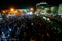 دسته های عزاداری در میدان منیریه تهران