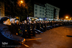 دسته های عزاداری در میدان منیریه تهران