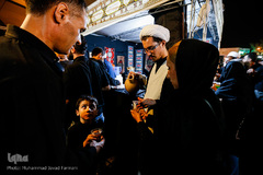 دسته های عزاداری در میدان منیریه تهران