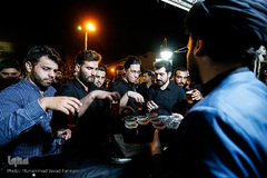 دسته های عزاداری در میدان منیریه تهران