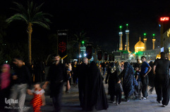 مراسم عزاداری سیدالشهدا در حرم حضرت معصومه(س)