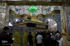 مراسم عزاداری سیدالشهدا در حرم حضرت معصومه(س)