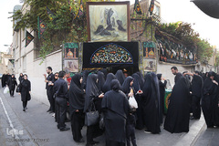 مراسم عزاداری روز تاسوعا در حسینیه سادات اخوی