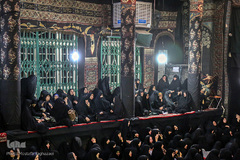 مراسم عزاداری روز تاسوعا در حسینیه سادات اخوی