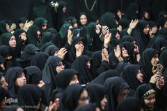 مراسم عزاداری روز تاسوعا در حسینیه سادات اخوی