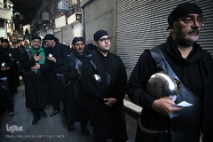 مراسم عزاداری تاسوعای حسینی در بازار تهران