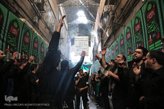 مراسم عزاداری تاسوعای حسینی در بازار تهران