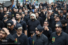 مراسم عزاداری تاسوعای حسینی در بازار تهران