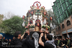 مراسم عزاداری تاسوعای حسینی در بازار تهران