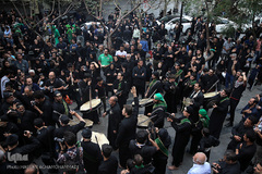 مراسم عزاداری تاسوعای حسینی در بازار تهران