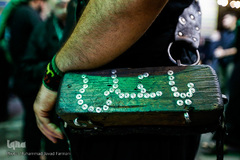 آیین مشعل گردانی عراقی ها در شب عاشورای حسینی