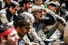 آیین عاشورایی «گِل مالی» لرستانی های مقیم تهران
