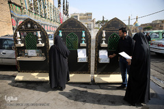 عزاداری عاشورای حسینی در حرم مطهر حضرت عبدالعظیم حسنی (ع)