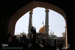 مراسم عزاداری عاشورای حسینی در حرم مطهر حضرت عبدالعظیم حسنی (ع)