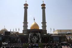 مراسم عزاداری عاشورای حسینی در حرم مطهر حضرت عبدالعظیم حسنی (ع)