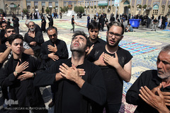 مراسم عزاداری عاشورای حسینی در حرم مطهر حضرت عبدالعظیم حسنی (ع)