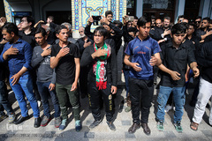 مراسم عزاداری عاشورای حسینی در حرم مطهر حضرت عبدالعظیم حسنی (ع)