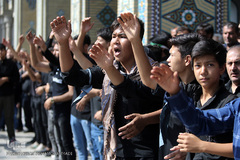 مراسم عزاداری عاشورای حسینی در حرم مطهر حضرت عبدالعظیم حسنی (ع)