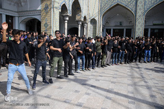 مراسم عزاداری عاشورای حسینی در حرم مطهر حضرت عبدالعظیم حسنی (ع)