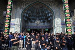 مراسم عزاداری عاشورای حسینی در حرم مطهر حضرت عبدالعظیم حسنی (ع)