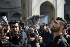 مراسم عزاداری عاشورای حسینی در حرم مطهر حضرت عبدالعظیم حسنی (ع)