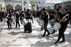 مراسم عزاداری عاشورای حسینی در حرم مطهر حضرت عبدالعظیم حسنی (ع)