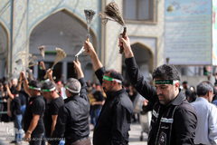 مراسم عزاداری عاشورای حسینی در حرم مطهر حضرت عبدالعظیم حسنی (ع)