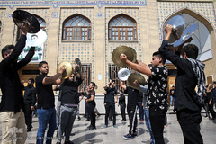 مراسم عزاداری عاشورای حسینی در حرم مطهر حضرت عبدالعظیم حسنی (ع)