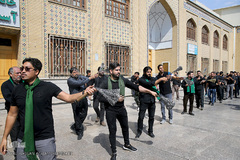 مراسم عزاداری عاشورای حسینی در حرم مطهر حضرت عبدالعظیم حسنی (ع)